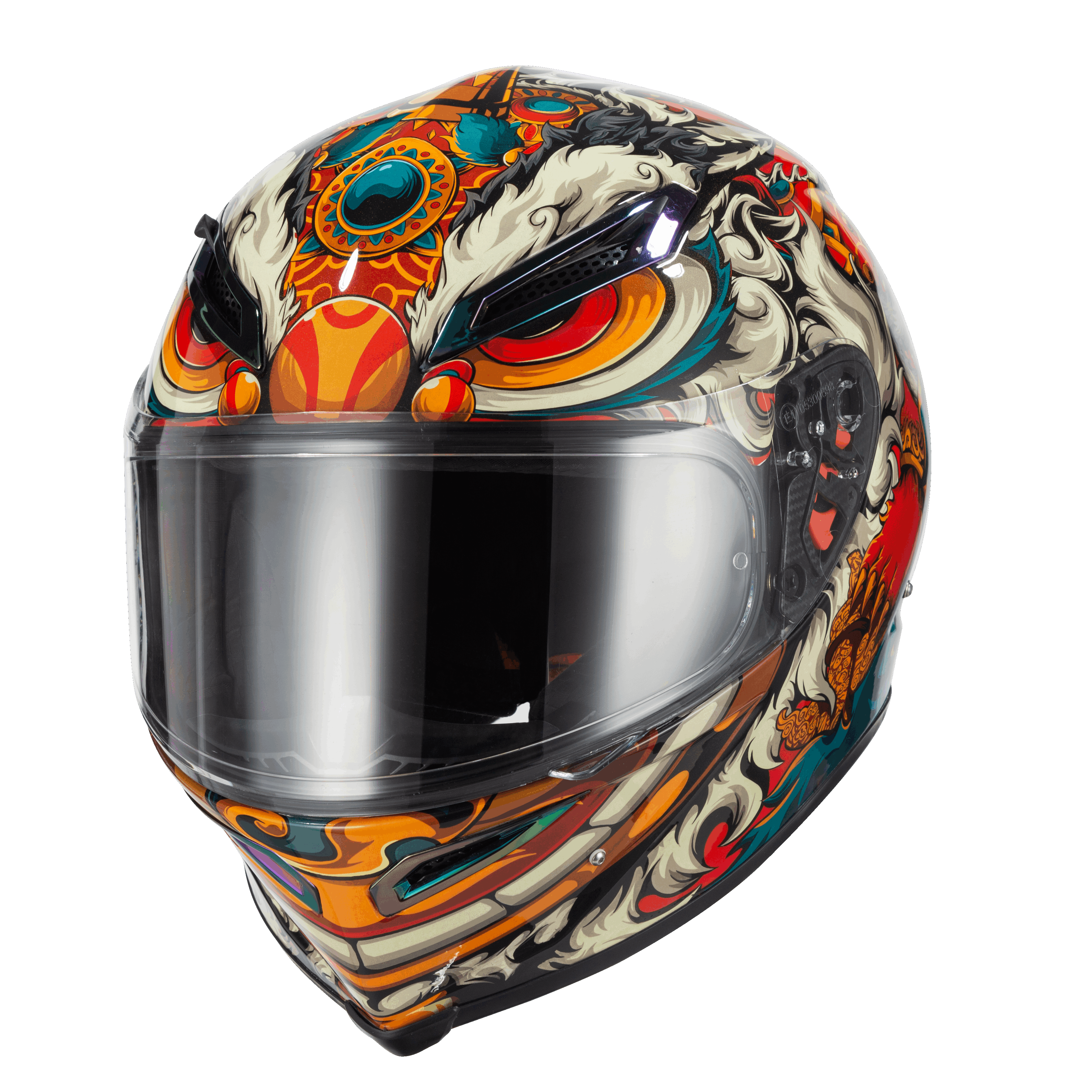 Ironking Motorcycle Helmets | "Lion Awakening" Series | Personalized Full-face | Fiberglass/Carbon Fiber | Custom Text