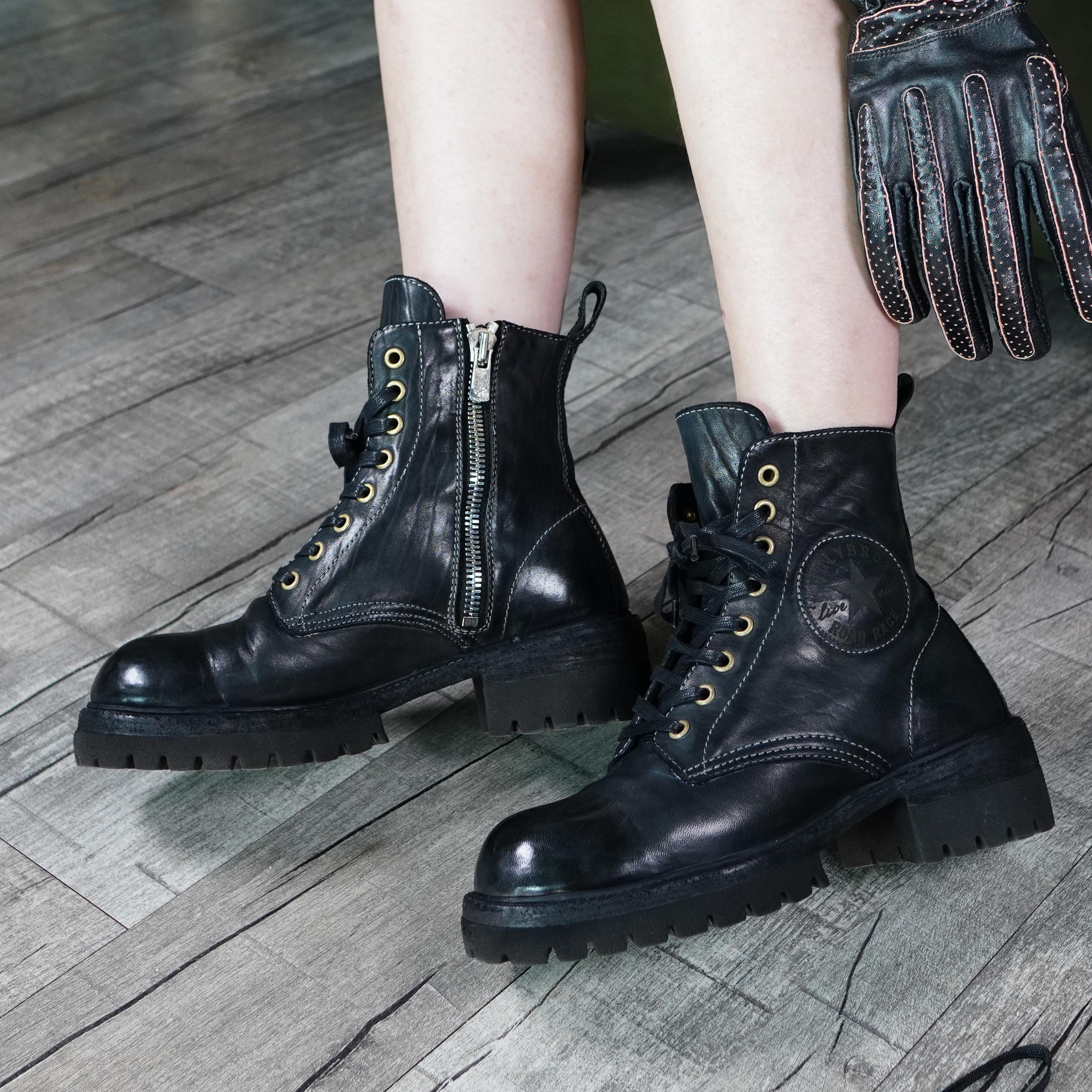 Biker footwear deals