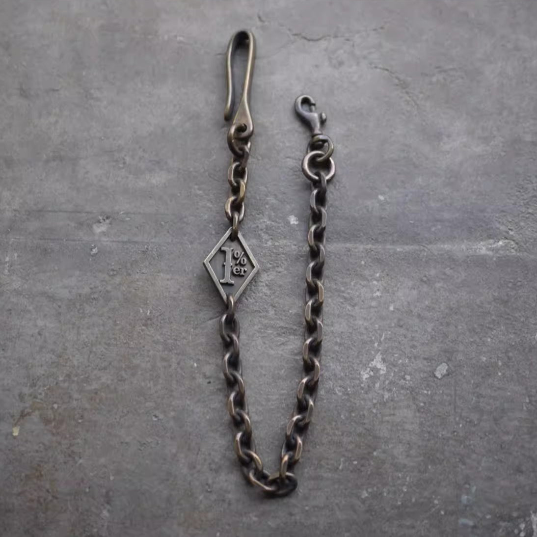 BikerStore Heavy-Duty Pure Copper Pants Chain for Harley 1%er Club Members