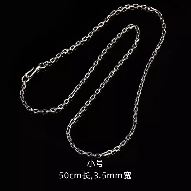 Vintage Style 925 Sterling Silver Handcrafted Necklace for Retro Motorcycle Enthusiasts in Malaysia