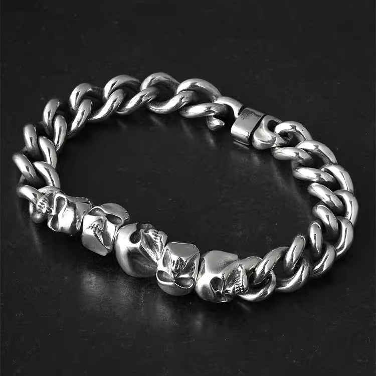 Rider's Charm: 925 Sterling Silver Bracelet, Unique Handmade Design