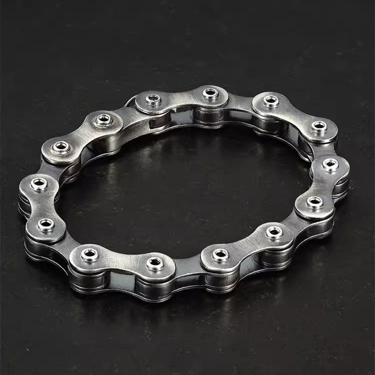 Designed for Motorcyclists: 925 Sterling Silver Handmade Bracelet