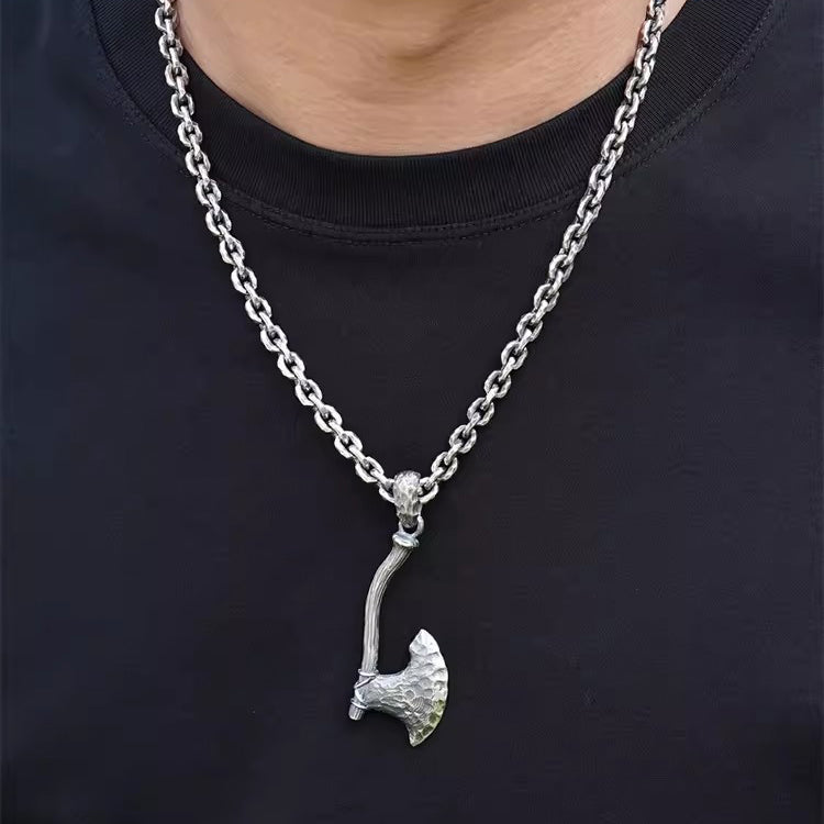 Rider Style: 925 Sterling Silver Pendant, Handcrafted Detail