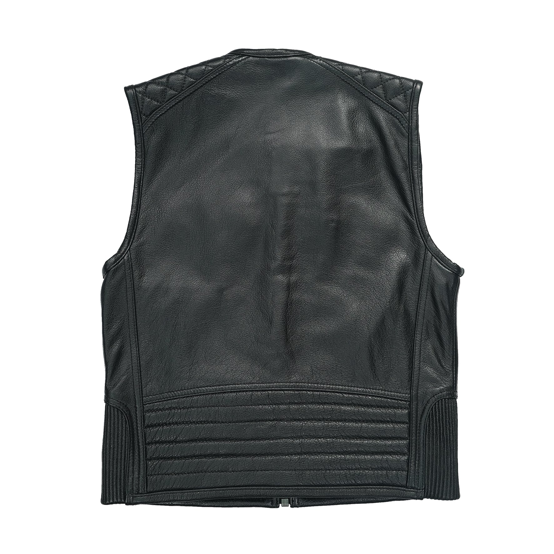 BikerStore Premium Leather Vest for Motorcycle Clubs - Customizable and Stylish