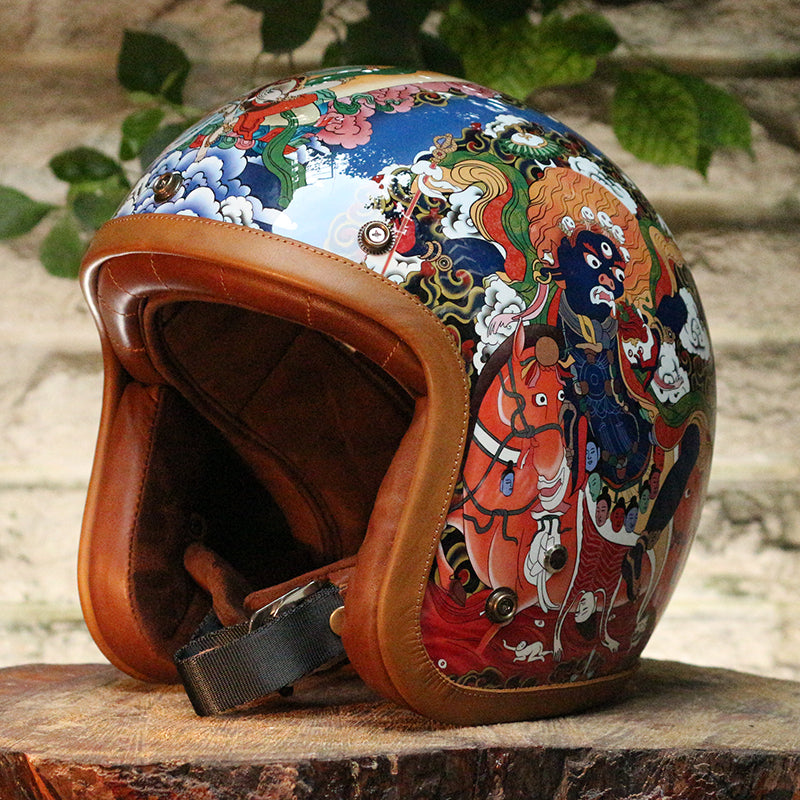 BikerStore-Ironking helmet: Personalized Painted 3/4 Motorcycle Helmet Malaysia