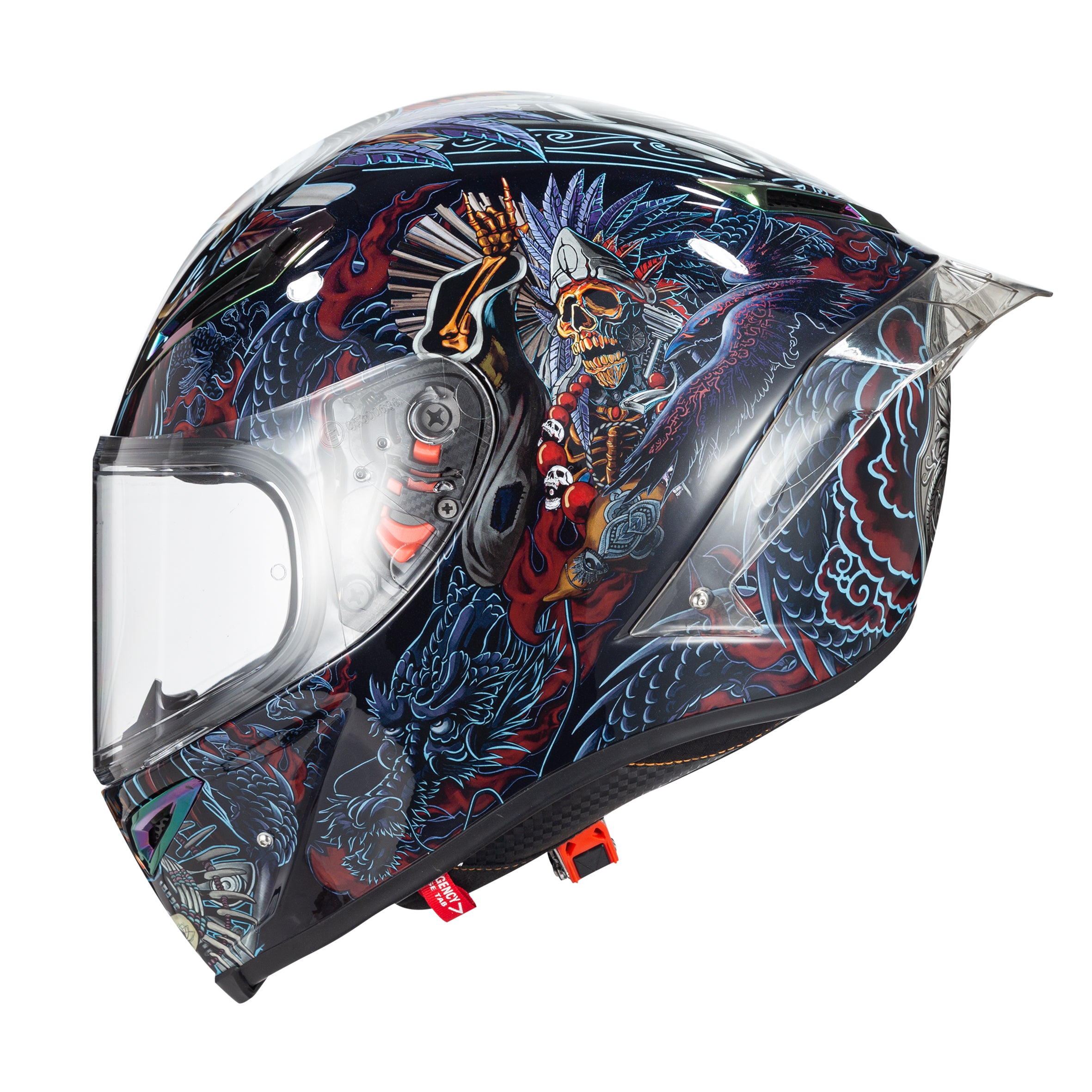 Ironking Motorcycle Helmets | "Ji Gong" Full-face Series | Fiberglass/Carbon Fiber | Customizable Text