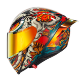 Ironking Motorcycle Helmets | "Lion Awakening" Series | Personalized Full-face | Fiberglass/Carbon Fiber | Custom Text