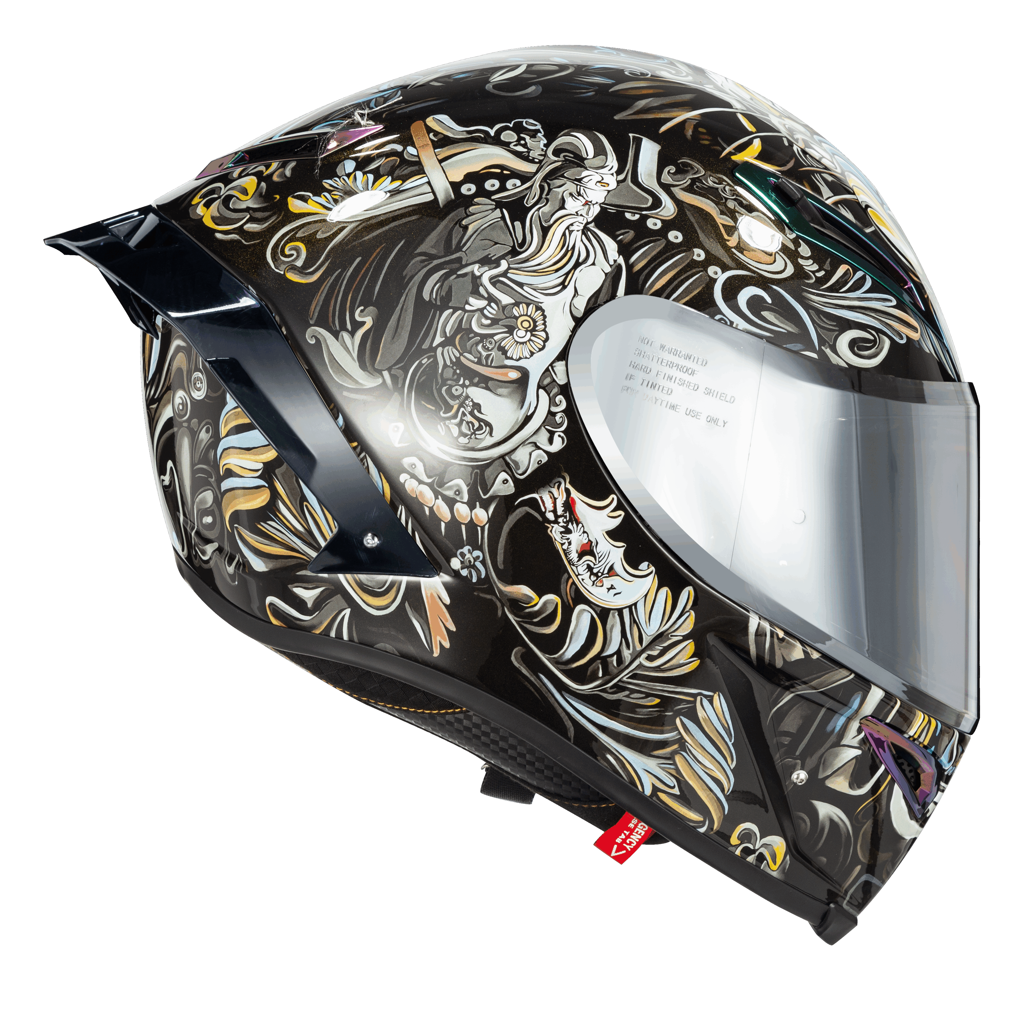 Ironking Personalized Motorcycle Helmets | "Guan Yu" Series | Fiberglass and Carbon Fiber | Custom Text