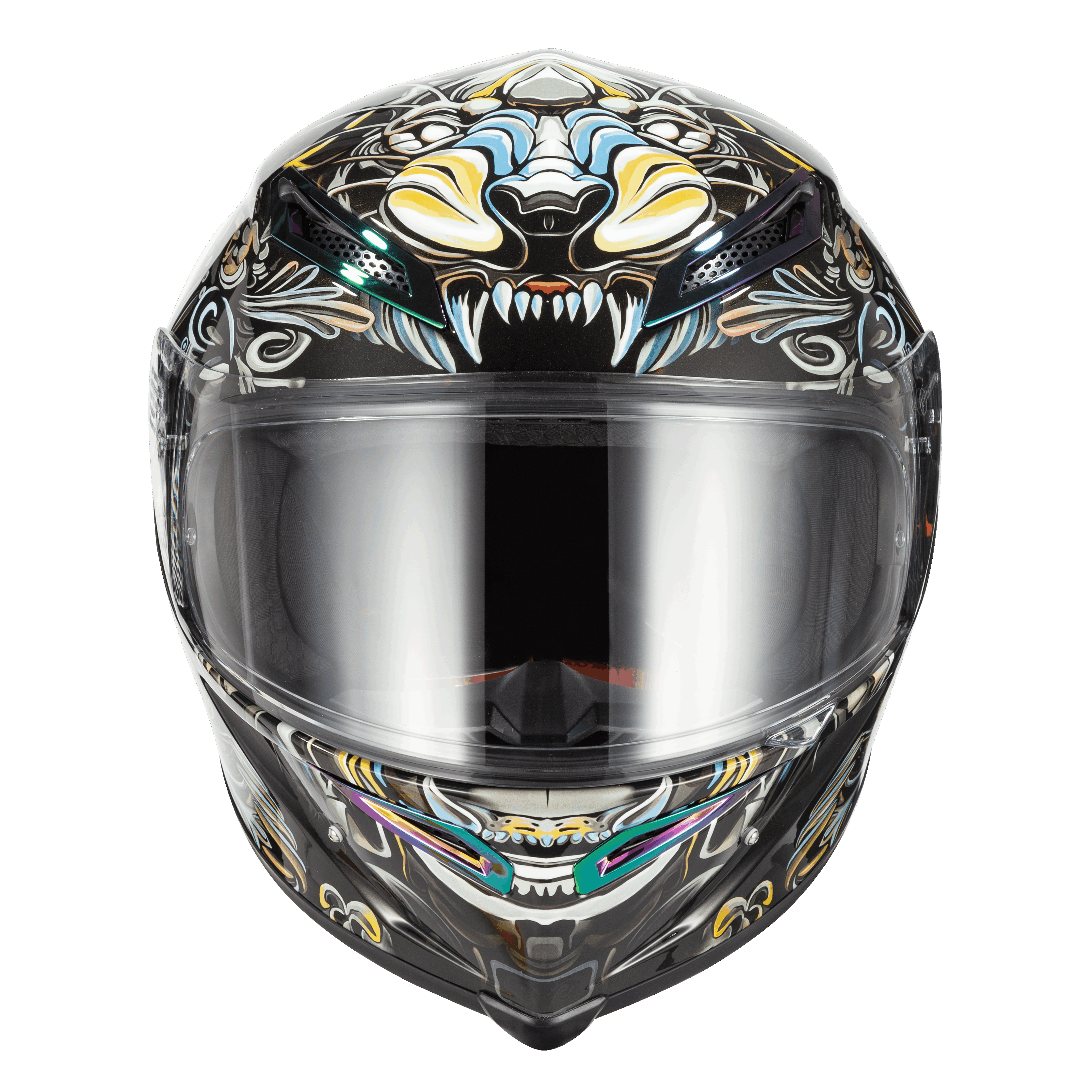 Ironking Personalized Motorcycle Helmets | "Guan Yu" Series | Fiberglass and Carbon Fiber | Custom Text