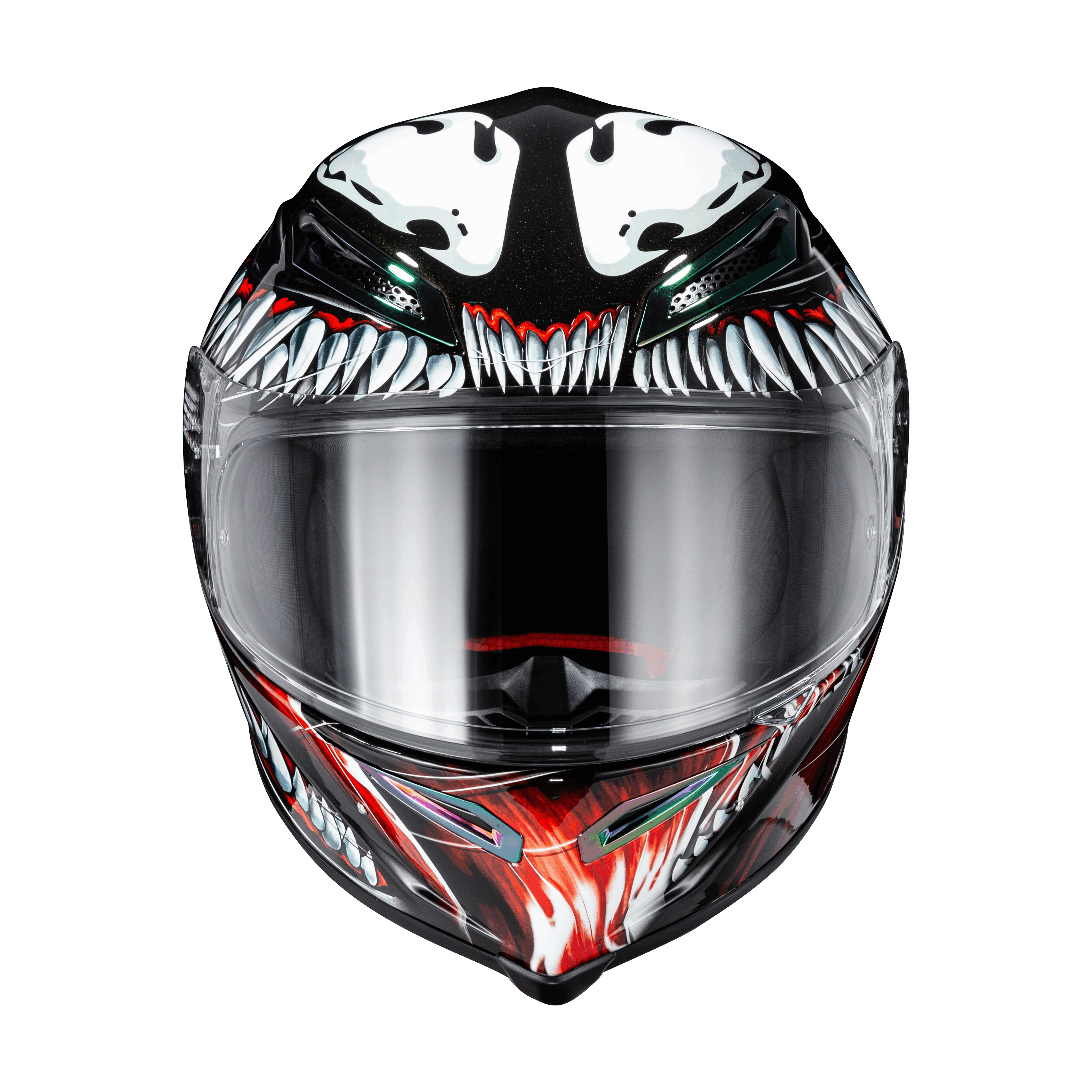 Ironking Personalized Helmets | "Snarling Beast" Full-face | Fiberglass/Carbon Fiber | Customize Your Text