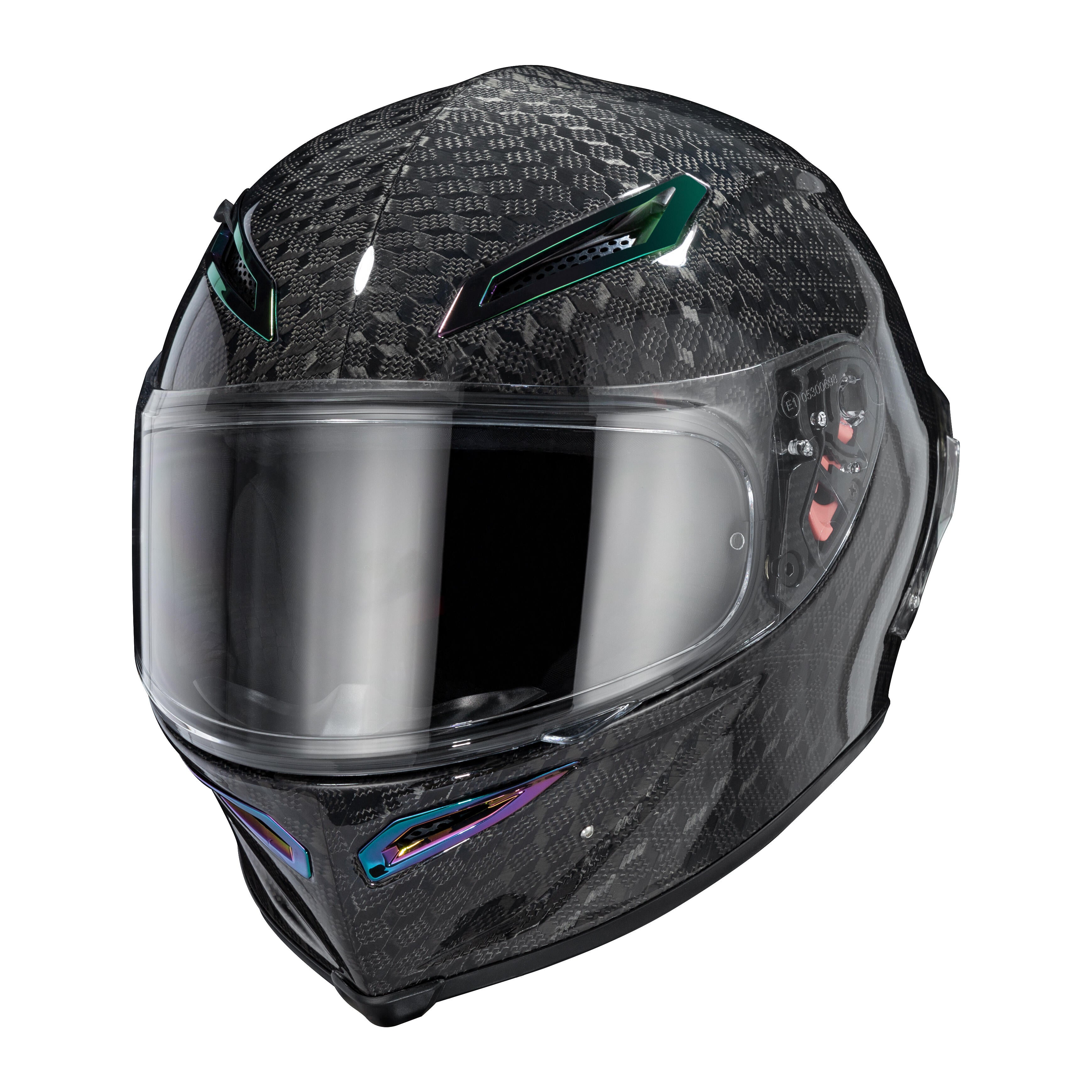 Ironking Carbon Fiber Full-face Helmet, Gloss Finish, Safe and Comfortable, Designed for Riders