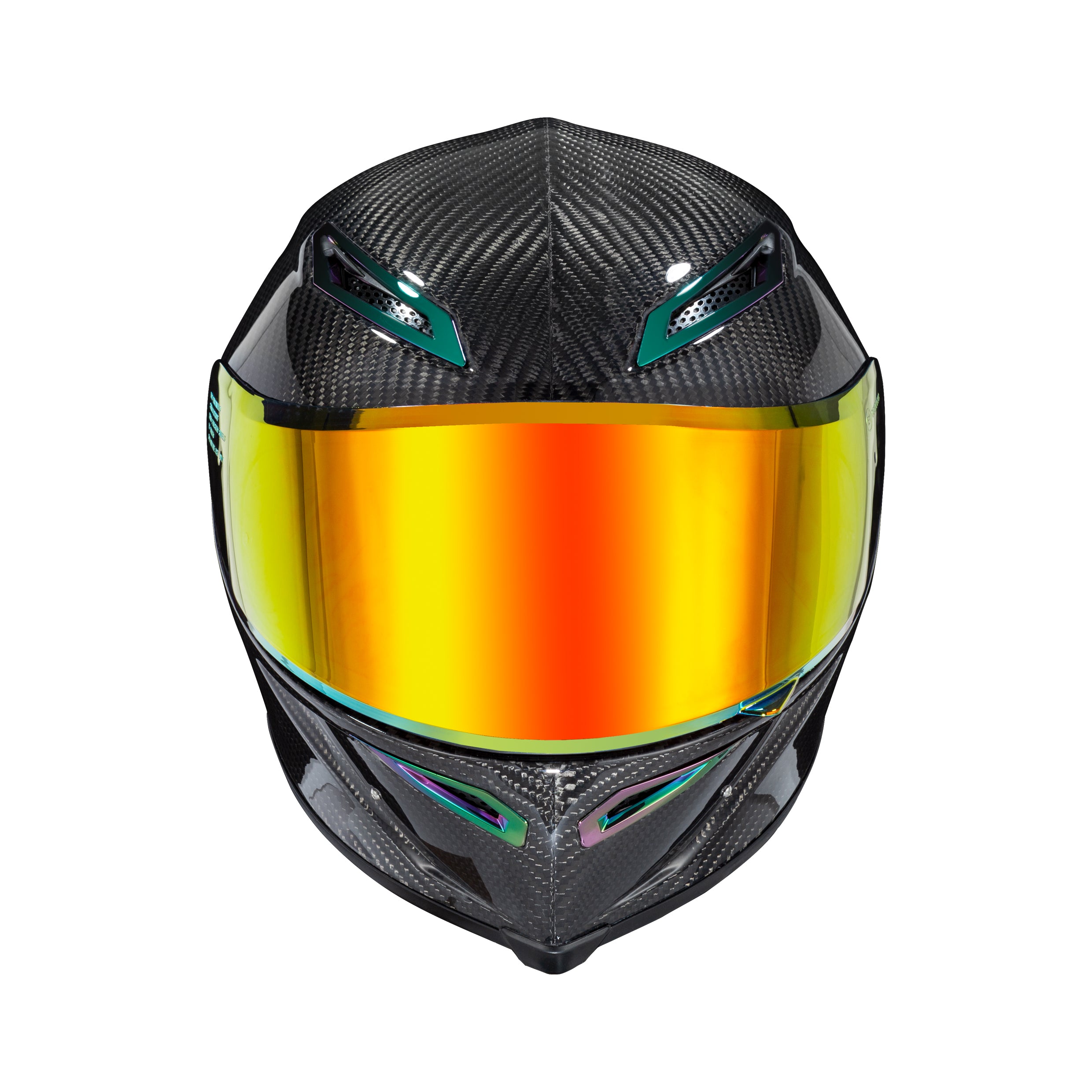 3K Carbon Fiber Material Full Face Helmet, Ironking Helmet, Lightweight Glossy