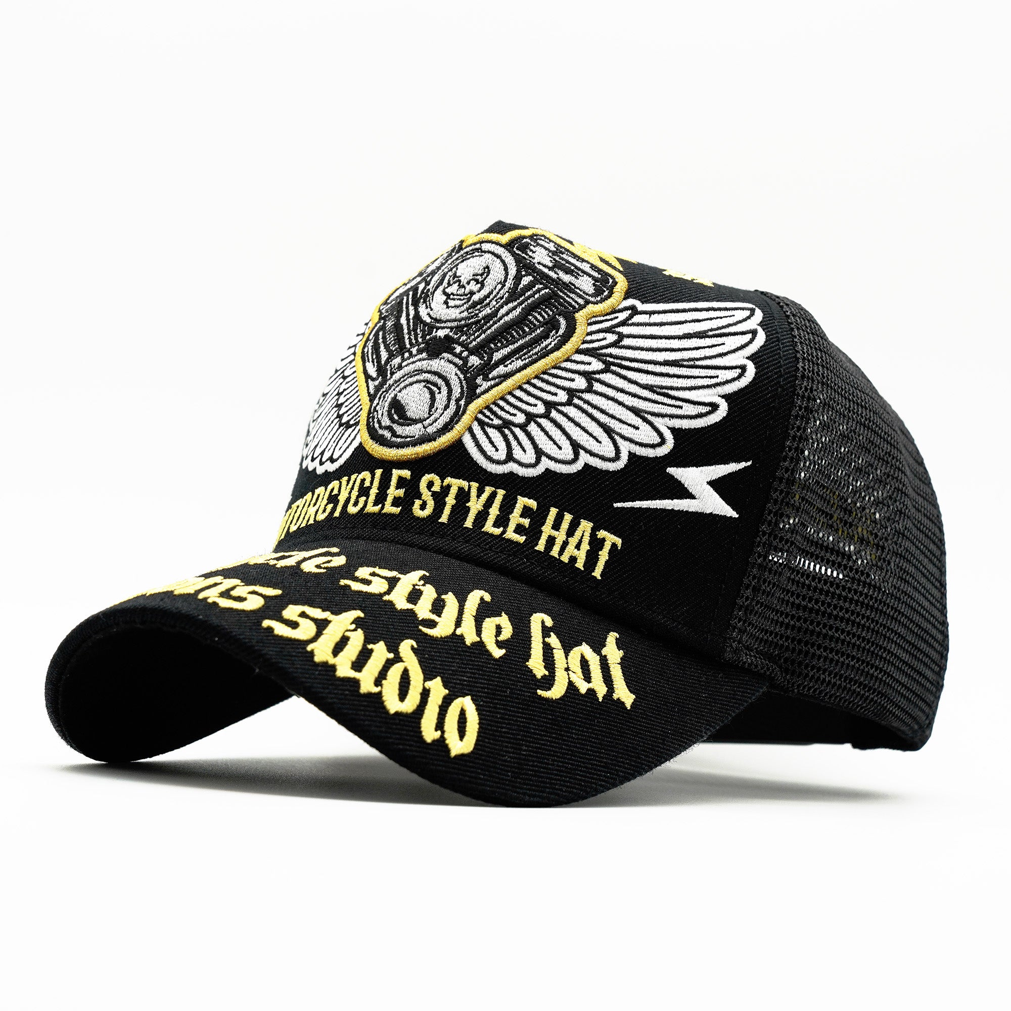 Luxurious Woolen Baseball Hat with Embroidery for Classic Harley Davidson Riders in Malaysia