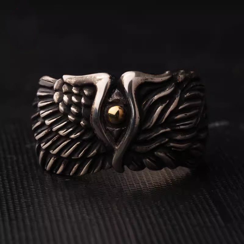 Angel and Demon Ring, Bold and Unique Design for Men and Women