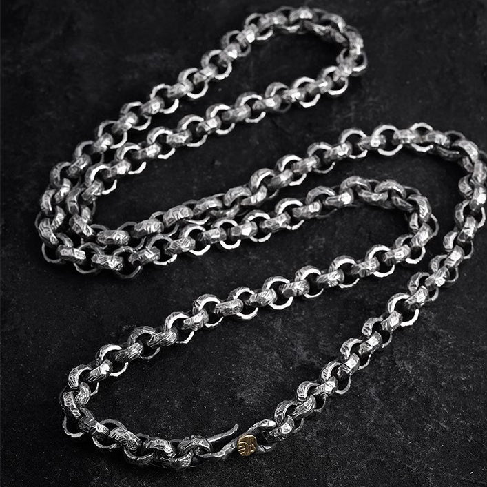 Vintage Style 925 Sterling Silver Handcrafted Necklace for Bikers in Malaysia