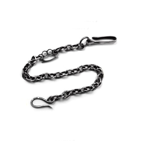 BikerStore 925 Silver Mini Knuckle Duster Pants Chain for Harley Riders Malaysia